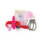 Loveboxxx Sexy Weekend 7 Pc Gift Set - Pink - Bondage Blindfolds & Restraints