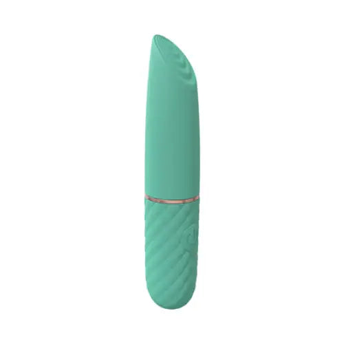 LoveLine Beso 10 Speed Vibrating Mini-Lipstick Silicone Rechargeable Waterproof Green - Bullet Vibrator