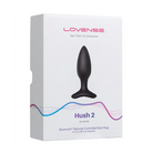 Bluetooth-controlled Lovense Hush 2 teledildonic butt plug in retail packaging