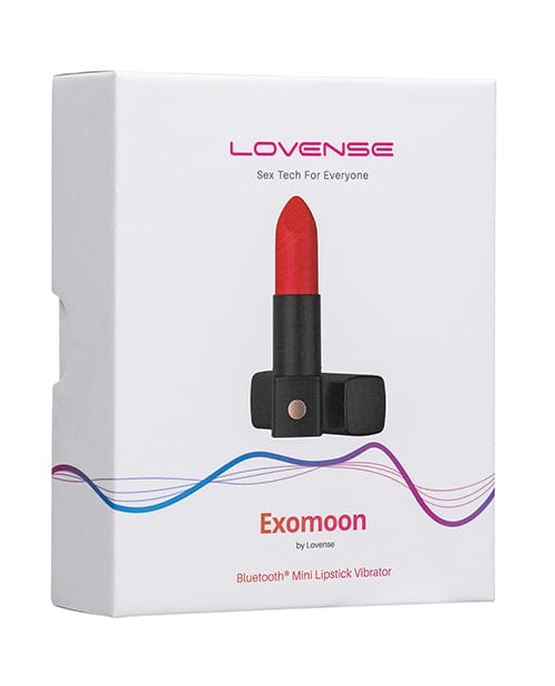 Lovense Lipstick Vibrator Lovense Exomoon Lipstick Vibe - Red at the Haus of Shag