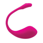 Pink plastic spoon-handle on Lovense Lush 2.0 bullet vibrator with app control