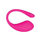 Lovense Lush 3.0 Rechargeable Vibrator with App Control - pink plastic object with curved tail