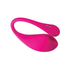 Pink bracelet on Lovense Lush 3.0 rechargeable vibrator with app control button