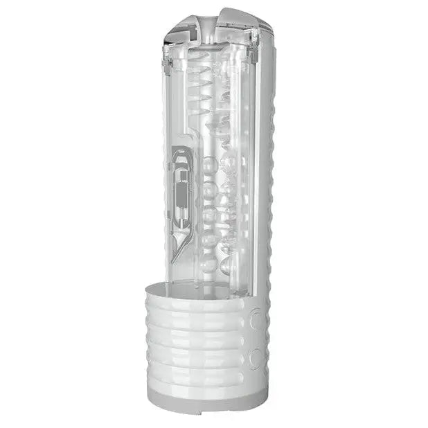 Lovense Max 2 Rechargeable Male Masturbator - White Plastic Water Bottle with Lid