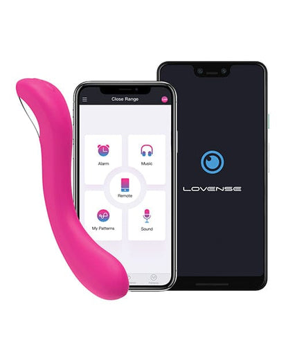 Lovense Plain Vibrator Pink Lovense Osci 2 Rechargeable G Spot Vibrator with App Control at the Haus of Shag