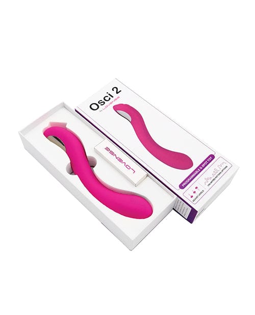 Lovense Plain Vibrator Pink Lovense Osci 2 Rechargeable G Spot Vibrator with App Control at the Haus of Shag