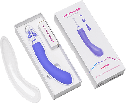 Lovense Plain Vibrator Purple Lovense Hyphy Dual-End High-Frequency Vibrator for Fast Orgasms at the Haus of Shag