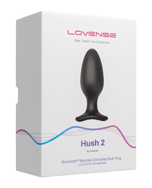 Lovense Powered Plug Black / Large Lovense Hush 2 Teledildonic Butt Plug at the Haus of Shag