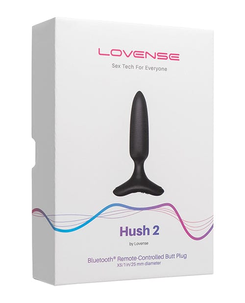 Lovense Powered Plug Black / XS Lovense Hush 2 Teledildonic Butt Plug at the Haus of Shag
