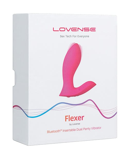 Lovense Stimulators Pink Lovense Flexer Dual Panty Vibrator - Pink at the Haus of Shag