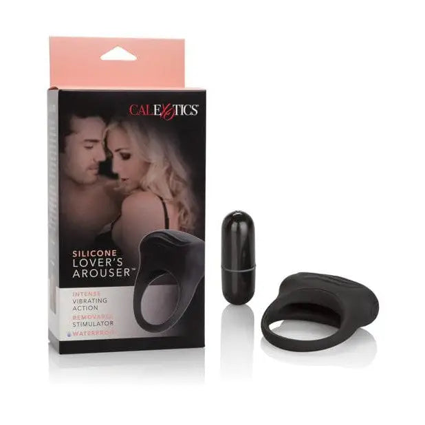 CalExotics Stimulators Lovers Silicone Arouser - Black at the Haus of Shag