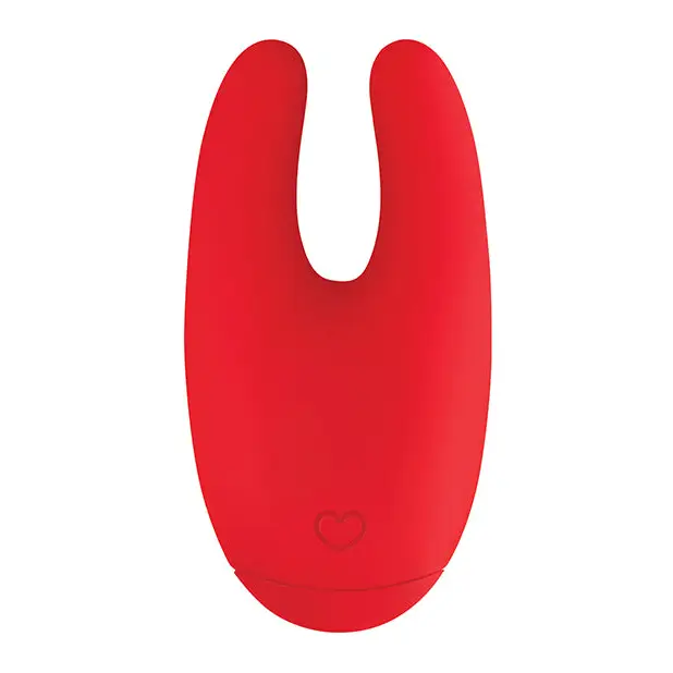 Luv Inc Bu89 Mini Bunny Rechargeable Silicone Vibrator Red - Rabbit