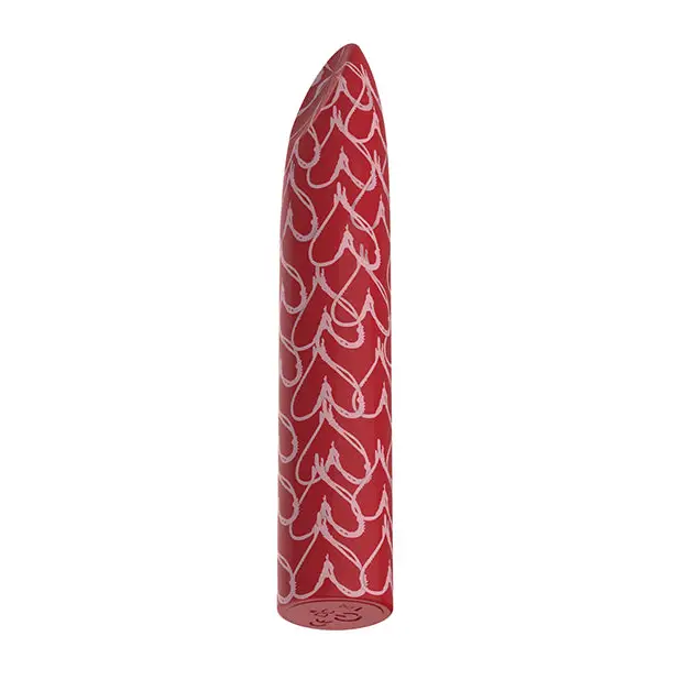 Luv Inc Hb82 Heart Bullet Vibrator Red - Bullet Vibrator