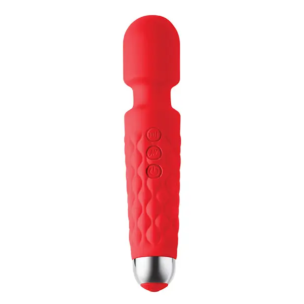 Luv Inc Lw96 Large Wand Rechargeable Flexible Silicone Vibrator - Wand