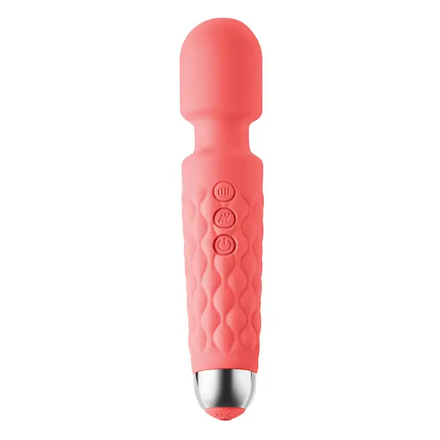 Luv Inc Lw96 Large Wand Rechargeable Flexible Silicone Vibrator - Wand