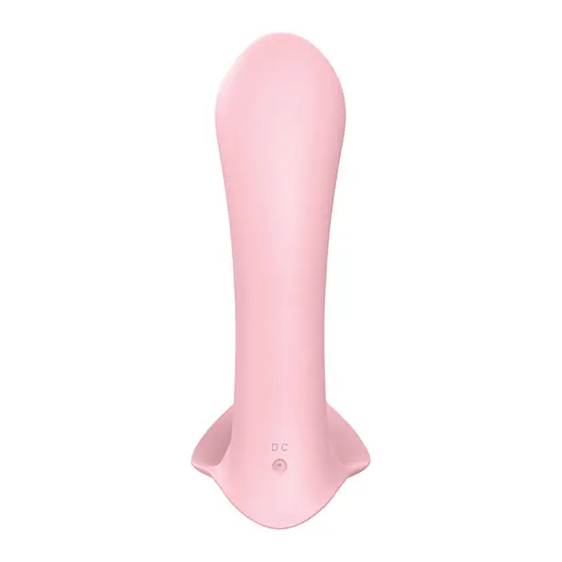 Luv Inc Pv71 Insertable Panty Vibrator Rechargeable Remote-Controlled Silicone Wearable Dual Stimulator - Wearable