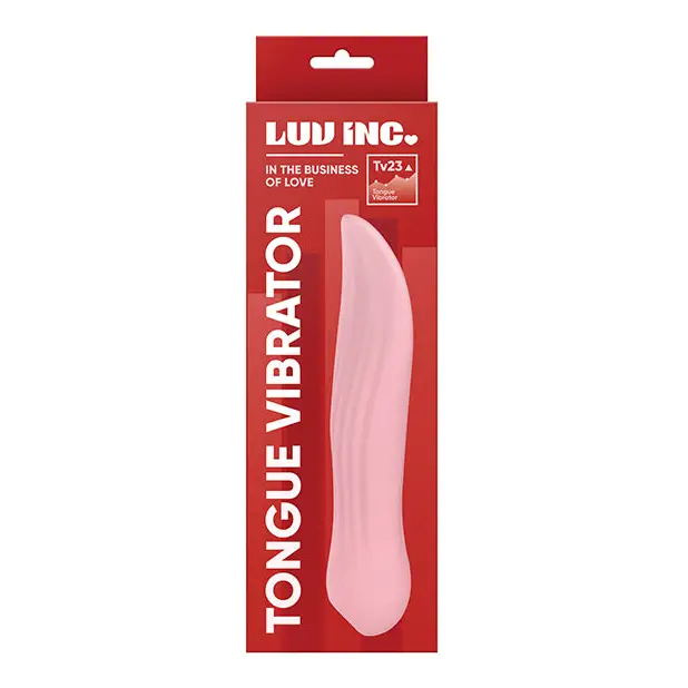 Luv Inc Tv23 Tongue Vibrator Rechargeable Silicone - Light Pink - Plain Vibrator