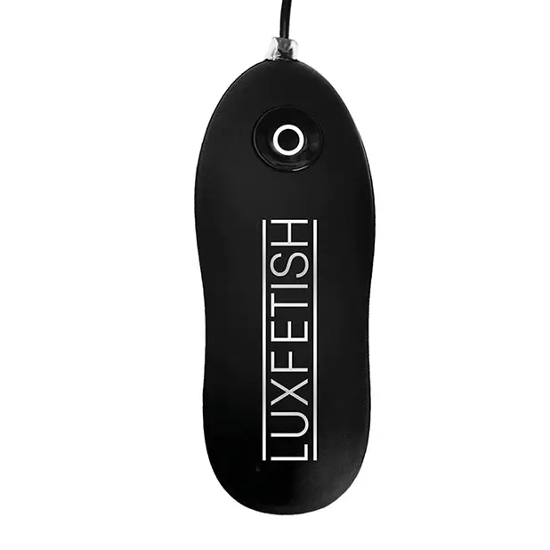 Lux Fetish 4 in. Inflatable Vibrating Butt Plug with Suction Base Remote-Controlled - Butt Plug