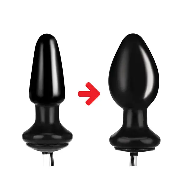 Lux Fetish 4’’ Inflatable Vibrating Butt Plug - Butt Plug