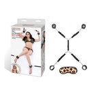 Lux Fetish 7-Piece Bed Spreader Playful Restraint System Leopard - Bed Restraint