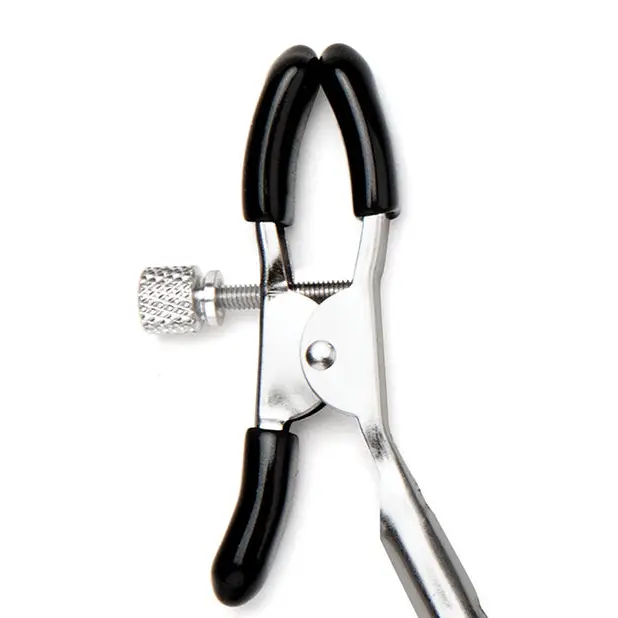 Lux Fetish Adjustable Nipple Clips & Clit Clamp - Nipple Clamp