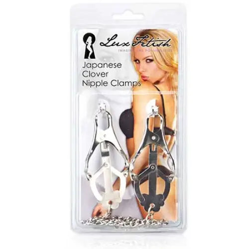 Lux Fetish Japanese Clover Nipple Clamps - Nipple Clamp