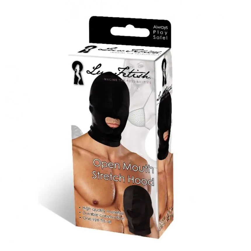 Lux Fetish Open Mouth Stretch Hood - Hood