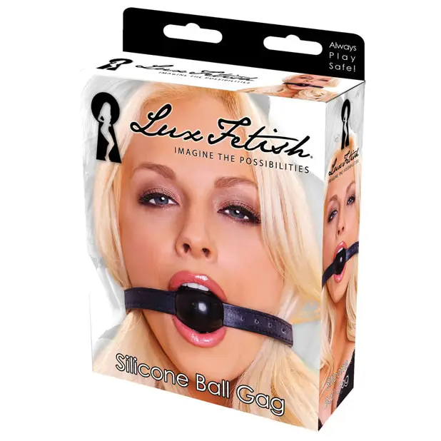 Lux Fetish Silicone Ball Gag - Ball Gag