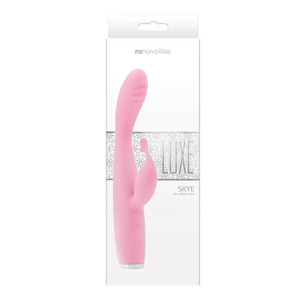 Luxe Skye Rechargeable Slim Rabbit Vibe Green - Pink - Rabbit