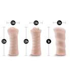 Blush M for Men - 3-Pack Lubricating Vibrating Stroker Sleeve Kit with textured surfaces