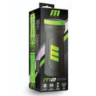 Sleek black and green M2 Superior Stroker water bottle packaging for Men