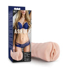 Blush M For Men Stroker with Bullet - Ashley, speed vibrating bullet replica of female anatomy