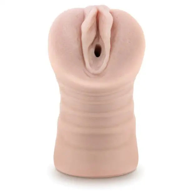 Blush M For Men Stroker with Bullet - Rain: Flesh-colored anatomically-styled sex toy