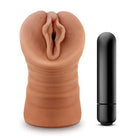 Blush M For Men Stroker with Bullet Sofia, a flesh-colored anatomically-shaped adult toy