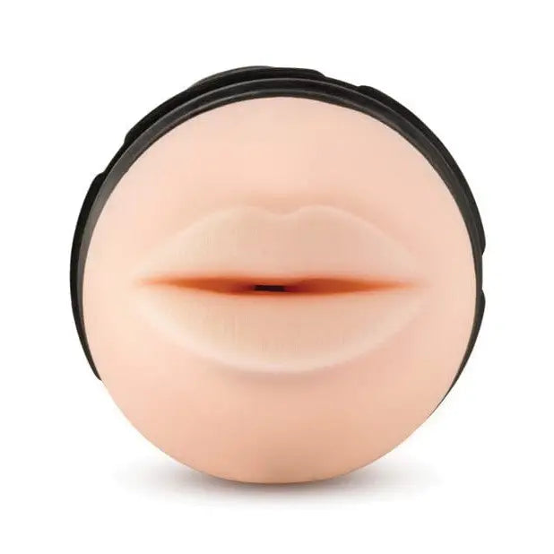 Blush M For Men ’The Torch’ reusable stroker - flesh-colored object with lip-like opening