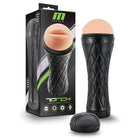 Blush M For Men ’The Torch’ Reusable Stroker in black casing with product packaging