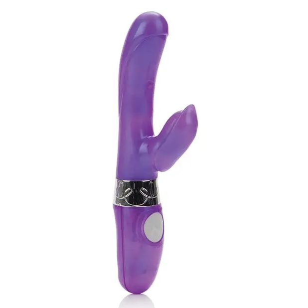 Magic Dancer Rabbit: Purple plastic penis with silver ring for ultimate pleasure