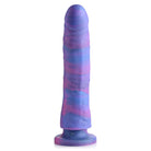 Magic Stick Glitter Silicone Dildo in Purple and Blue Galaxy Colors