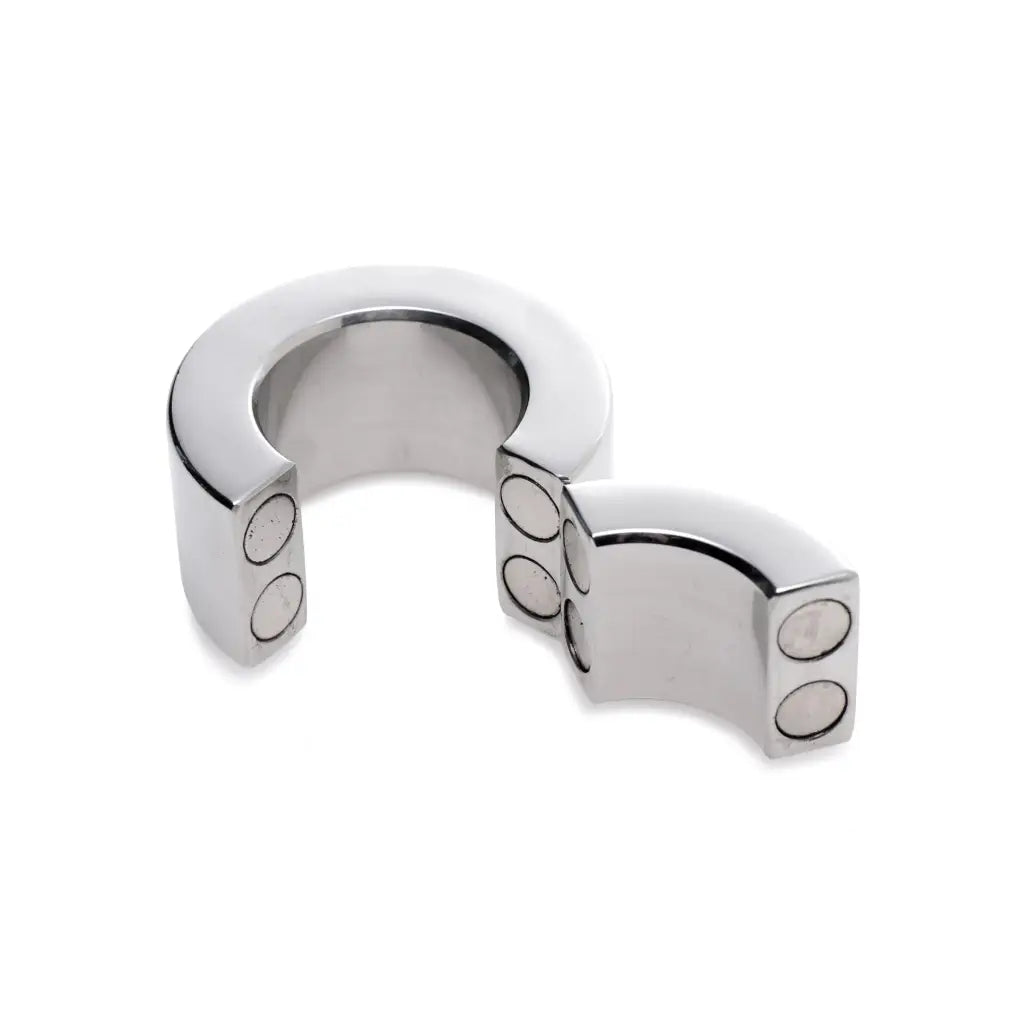 Master Series Ball Stretcher Magnetic Stainless Steel Ball Stretcher at the Haus of Shag