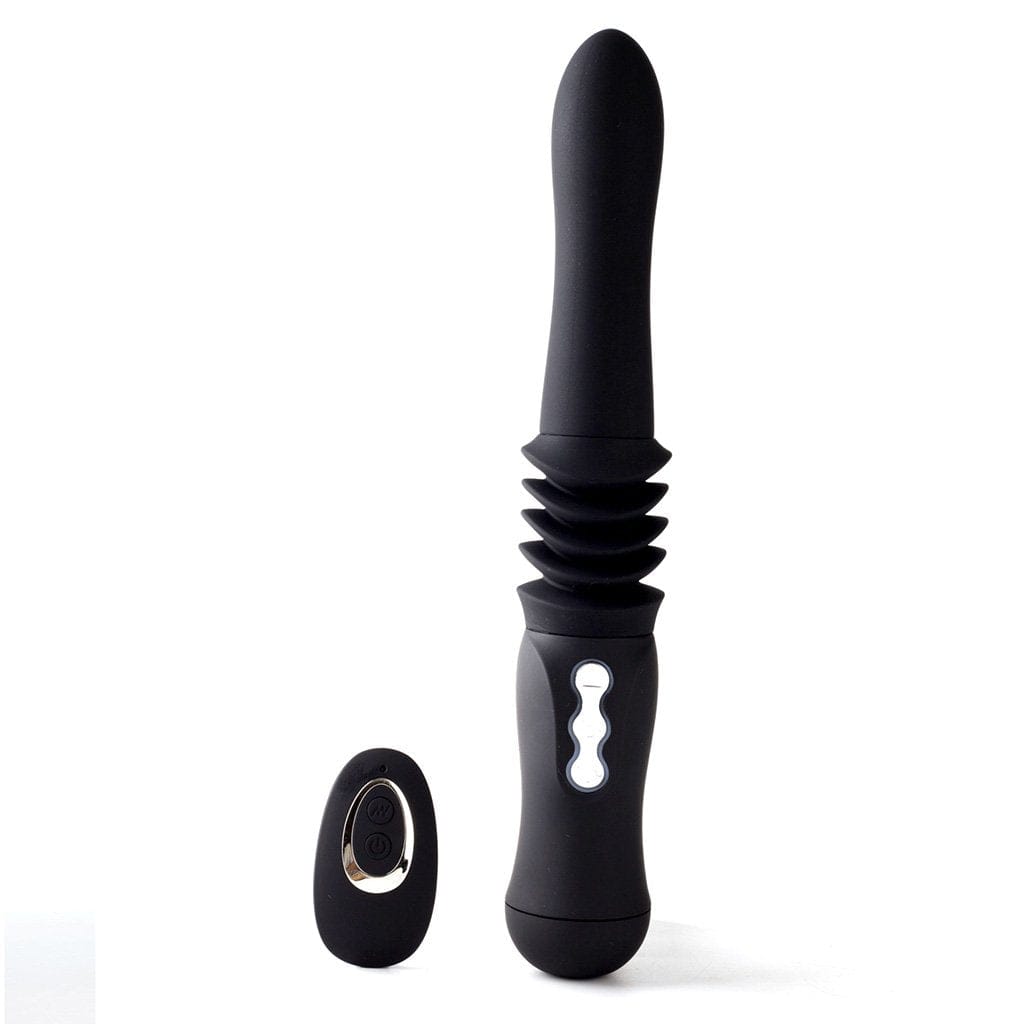 Maia Toys Thrusting Machine Black Maia Toys MAX USB Rechargeable Silicone Thrusting Portable Love Machine at the Haus of Shag