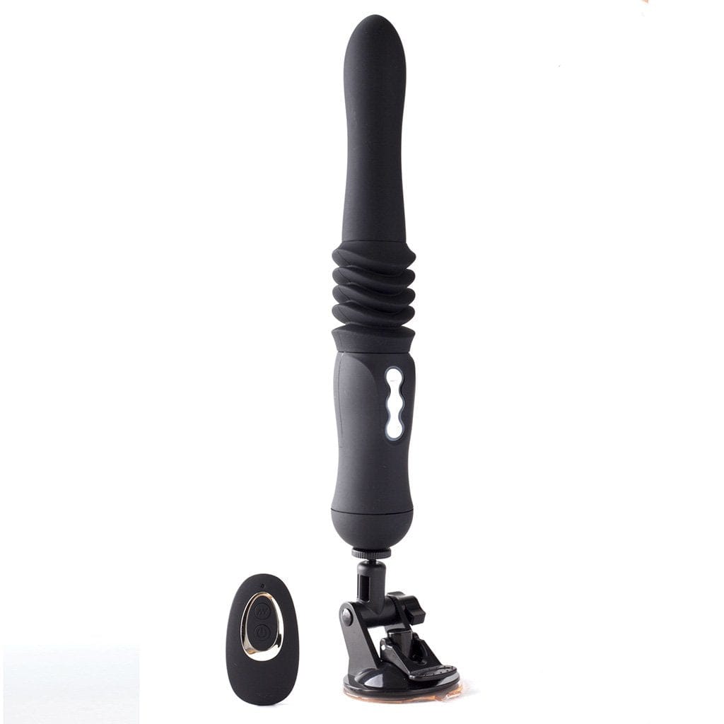 Maia Toys Thrusting Machine Black Maia Toys MAX USB Rechargeable Silicone Thrusting Portable Love Machine at the Haus of Shag