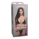 Main Squeeze Girls packaging with @lexi2legit in bikini, promoting ULTRASKYN Stroker device