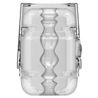 Clear plastic Main Squeeze POP-OFF OPTIX double-ended ULTRASKYN lifelike masturbator