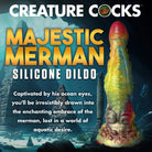 Creature Cocks Majestic Merman Silicone Dildo with suction cup base for versatile pleasure