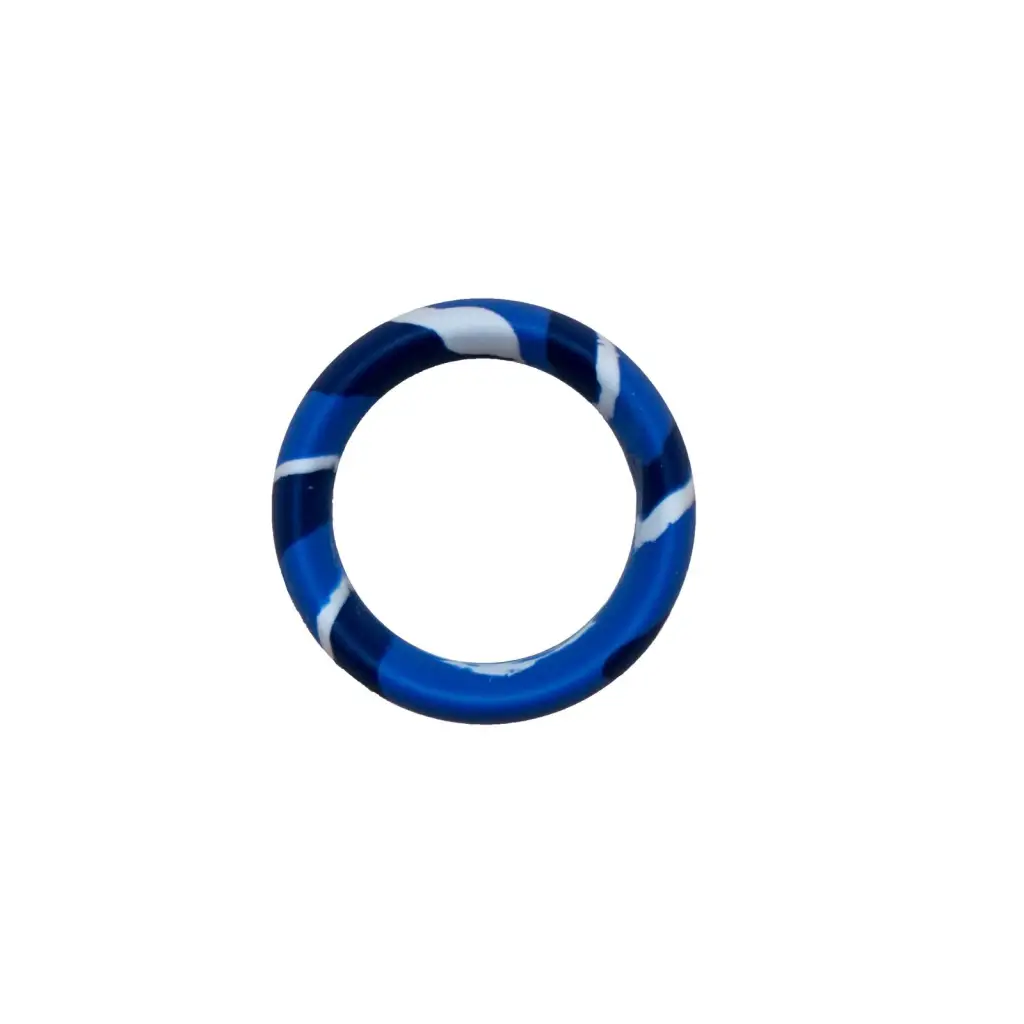 Major Dick Commando Silicone Donut Blue Camo - 1.5’’ - Cock Ring