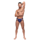 Male Power Diamond Mesh Jock Ring Nav LX - Jock Strap