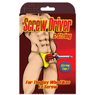 Male Power For The Guy Who Likes To Screw - Black G-string & A Set Of Screw Drivers - G-String