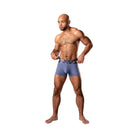 Male Power Infinite Comfort Amplifying Strappy Pouch Short Periwinkle M - Lingerie Clothing and Accessories