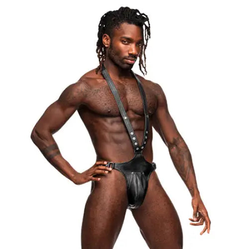 Male Power Leather Men’s Capricorn Black O/S - Harness