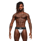 Male Power Modal Rib Jock White L/XL - Lingerie Clothing and Accessories